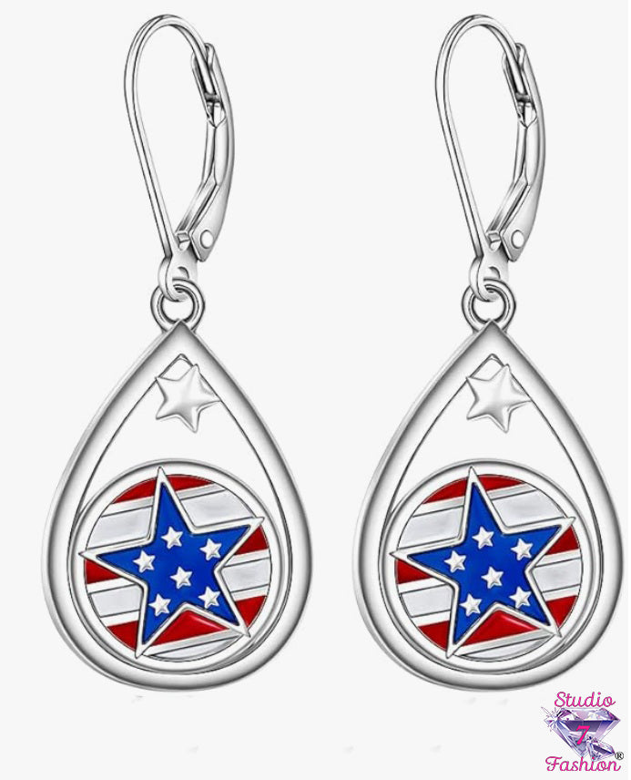 Patriotic Spirit Drop Earrings