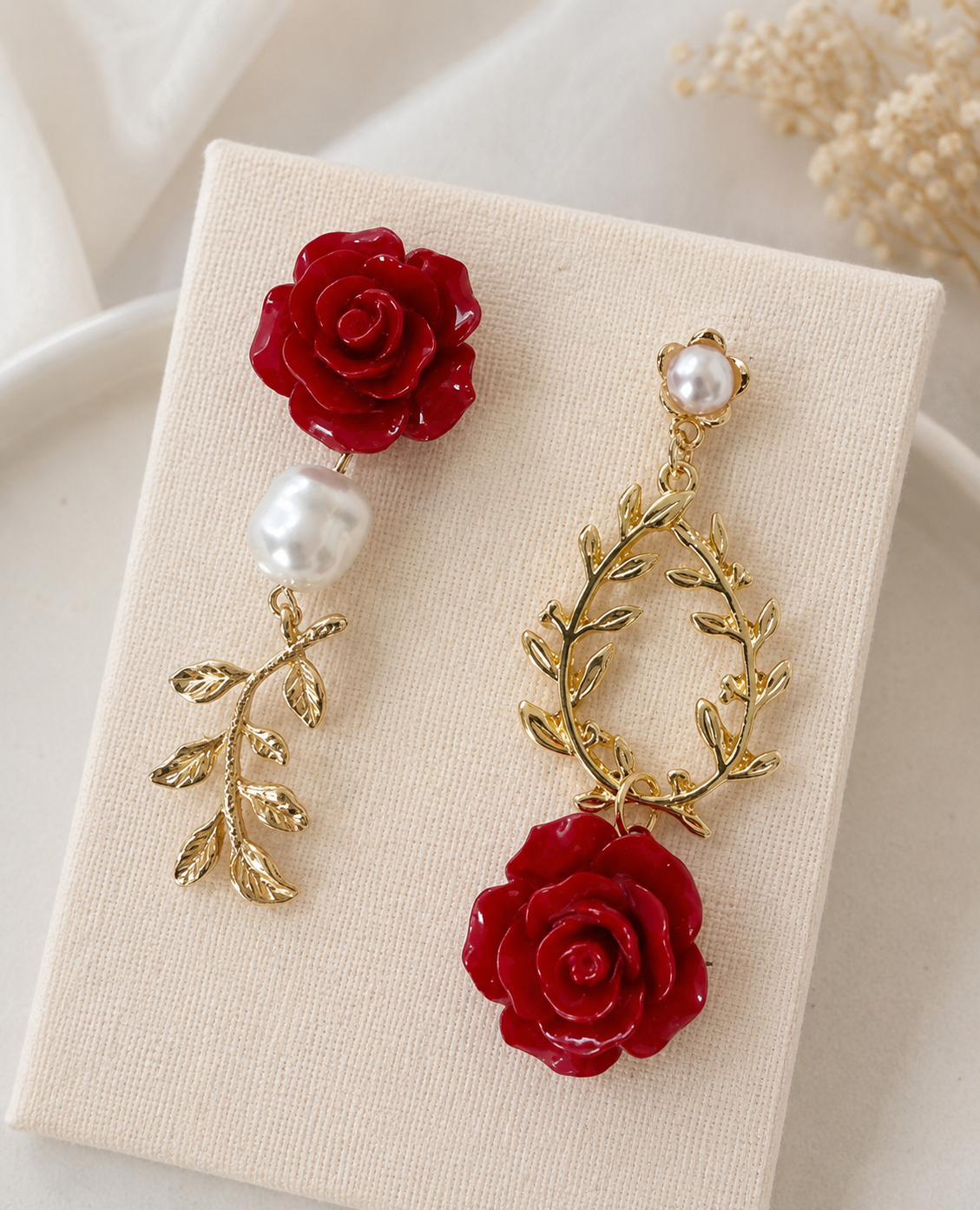 Royal Rose Earrings