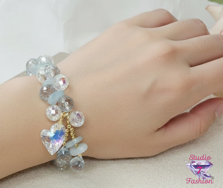 Frost Kiss Cluster Bracelet