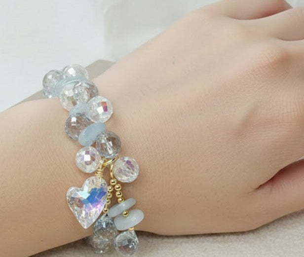 Frost Kiss Cluster Bracelet