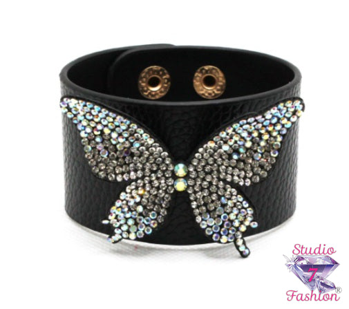 Midnight Monarch Cuff Bracelet