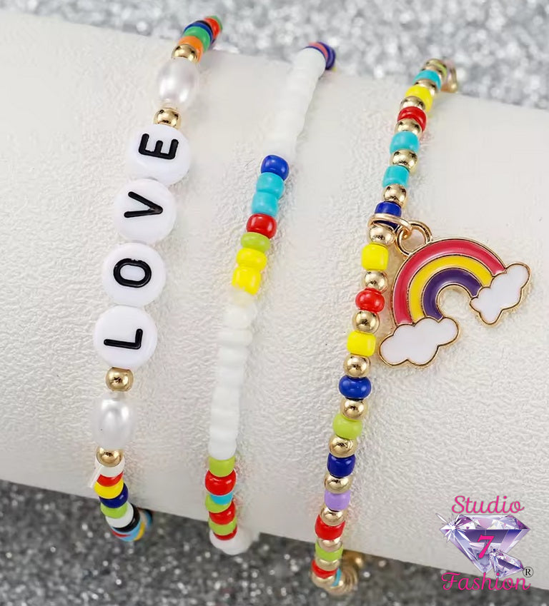 Rainbow Radiance Bracelets
