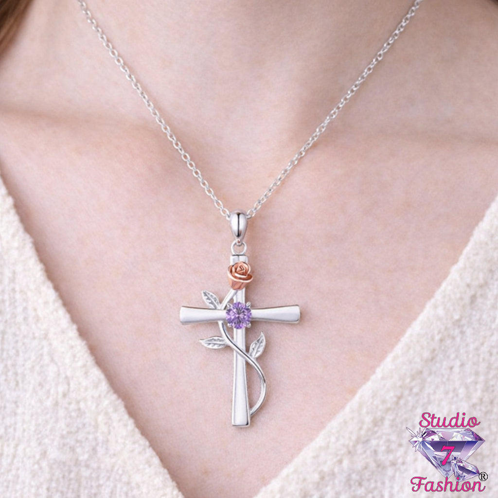 Rose of Sharon Necklace