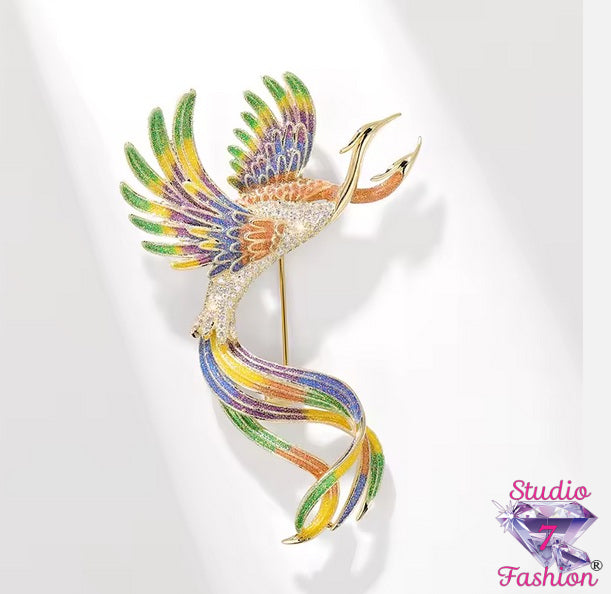 Celestial Phoenix Brooch