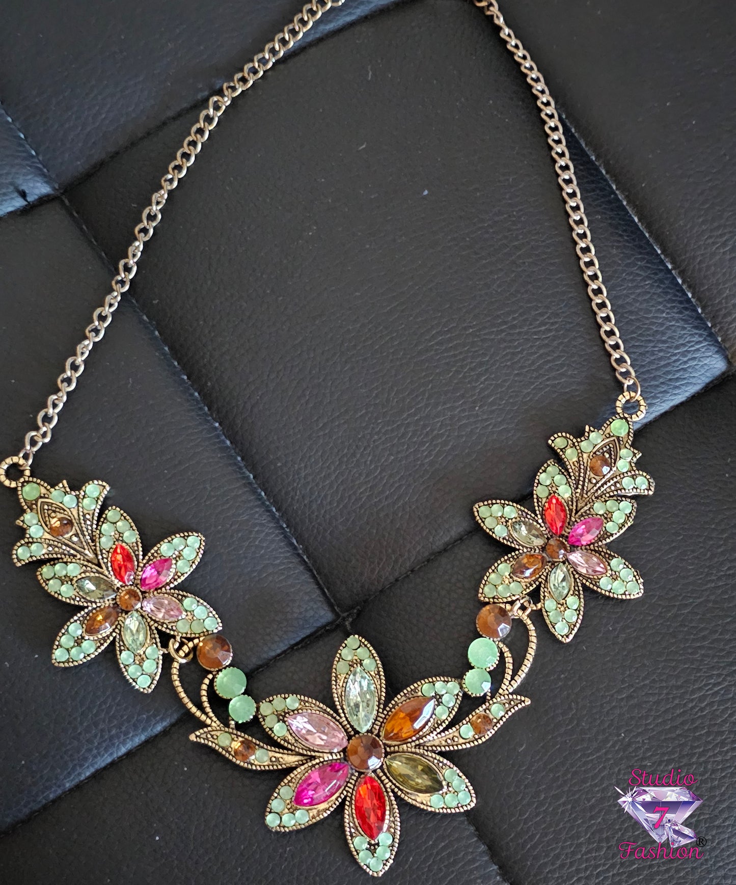 Fabulous Multicolor/Iridescent Statement Necklace