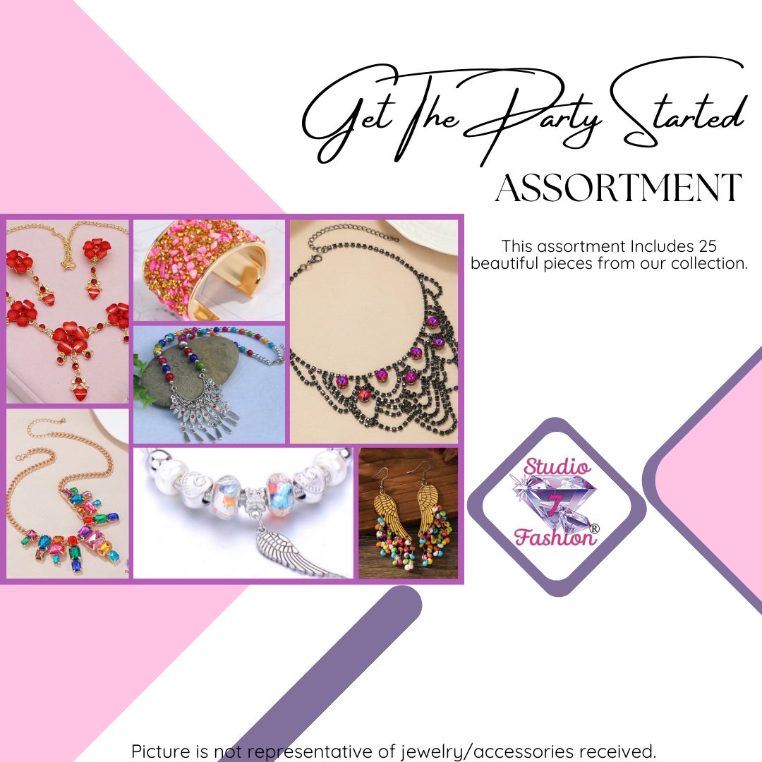 Get The Party Started Assortment 25 Pieces