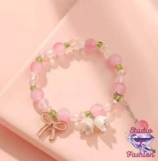 Spring In Bloom Floral Stretch Bracelet