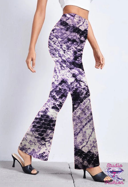 Tie Dye Flare Leggings