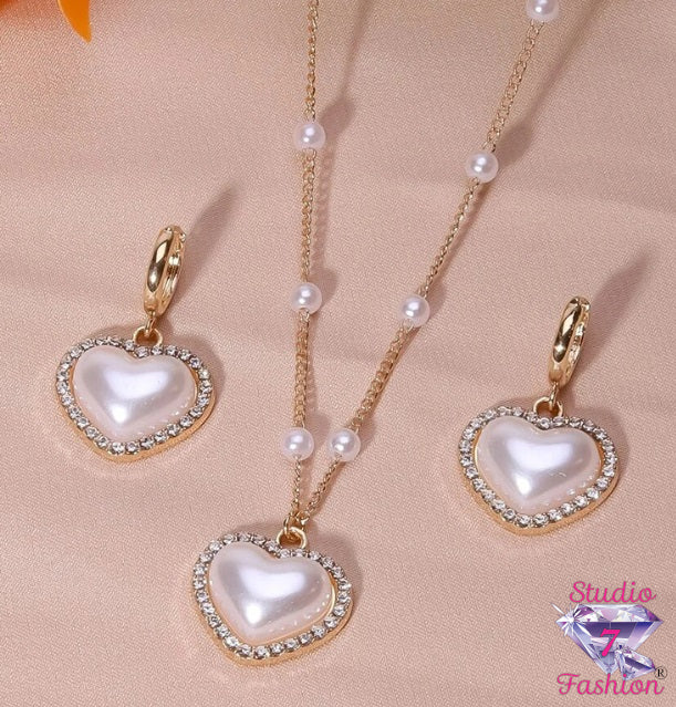 Pearl Promise Heart Set