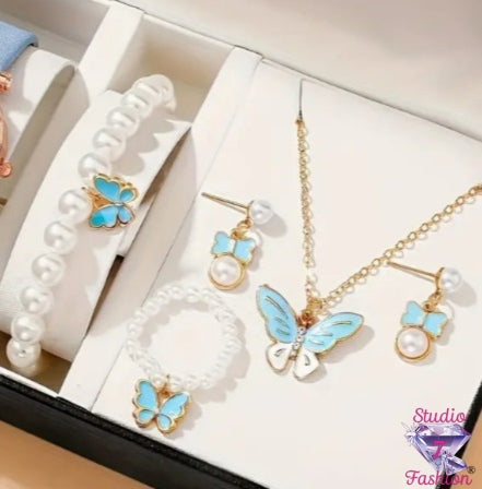 Baby Blue Mariposa Set