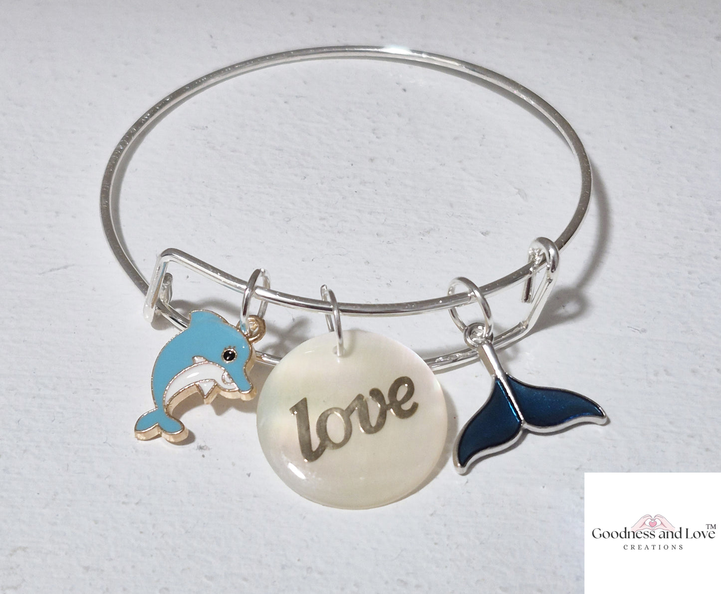 Ocean Love Bangle Bracelet
