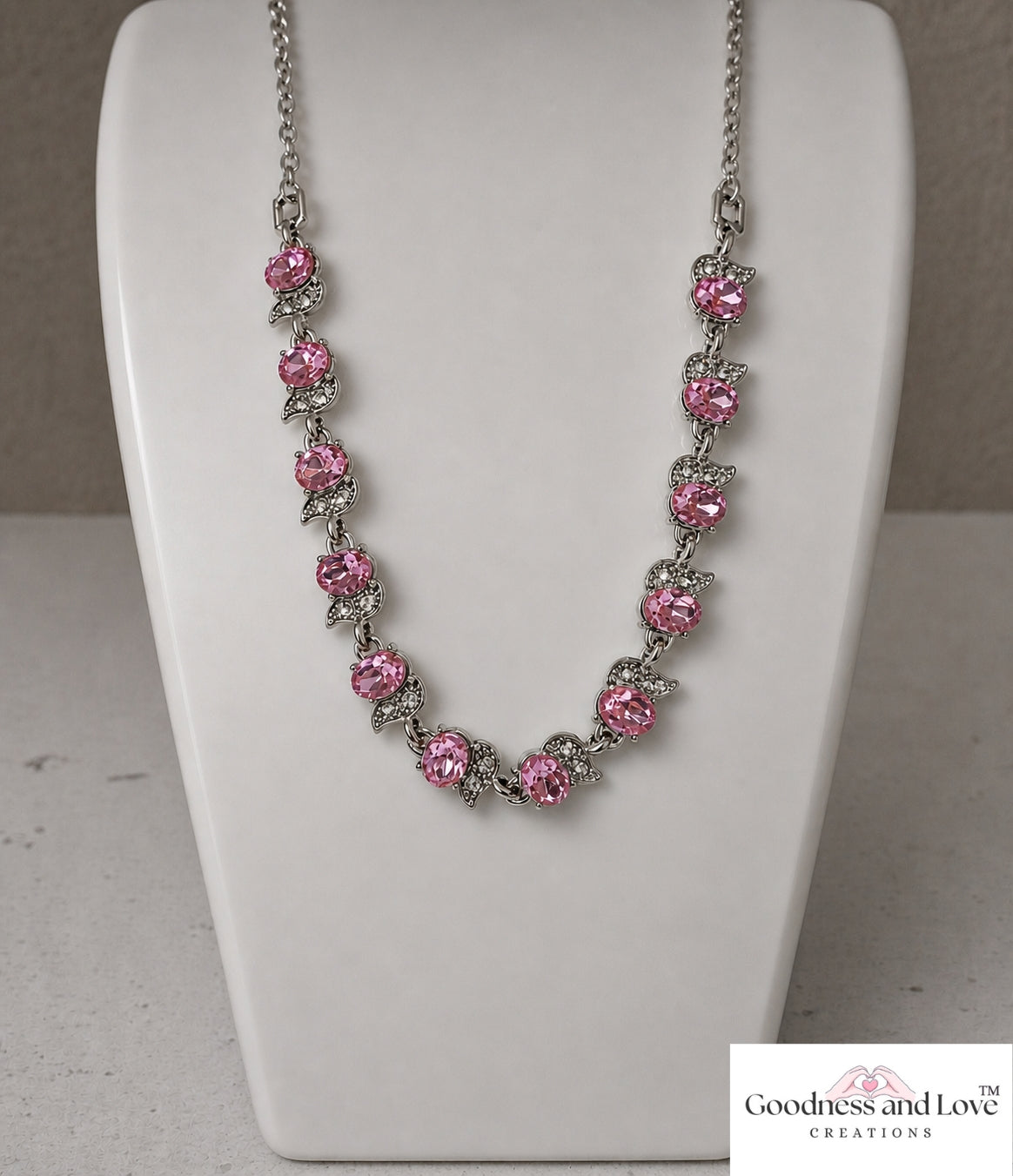 Pink Whispering Petals Necklace