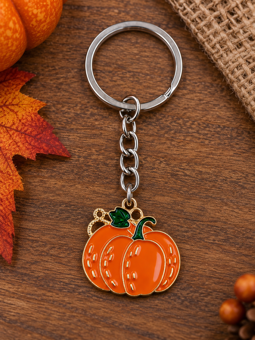 Pumpkin Patch Keychain