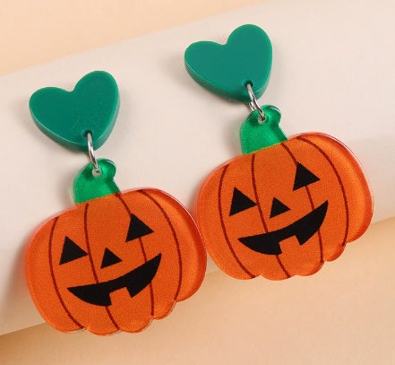 Happy Haunt Pumpkin Earrings