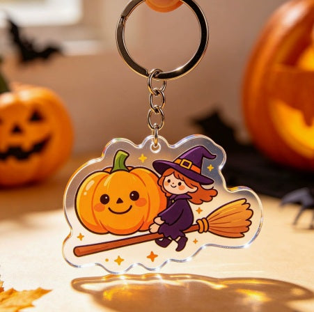 Pumpkin Patch Flight Keychain