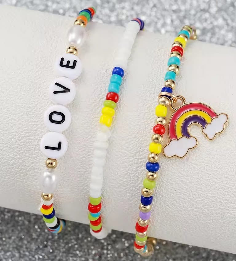Rainbow Radiance Bracelets