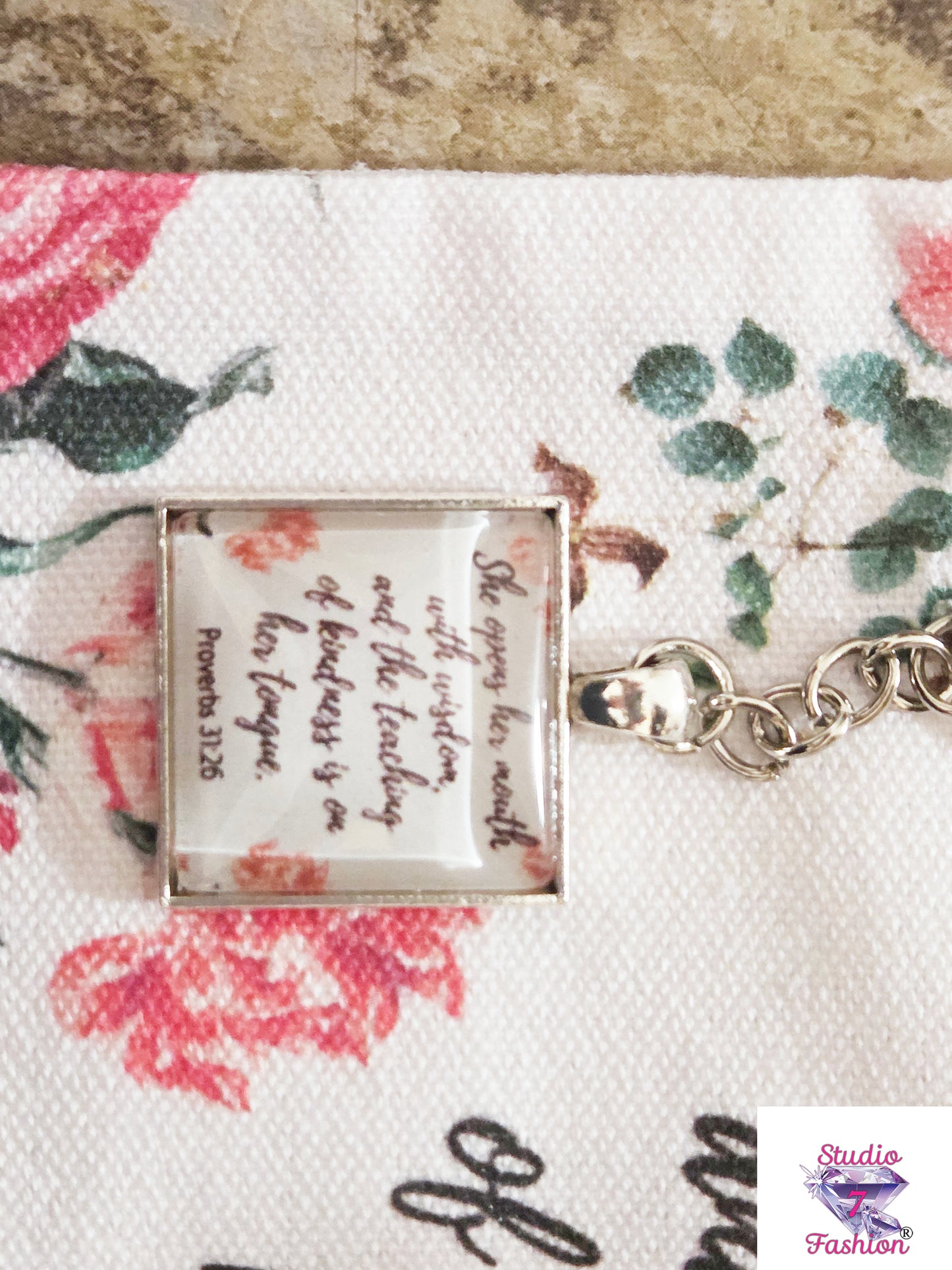 Wisdom & Kindness Floral Multifunctional Bag