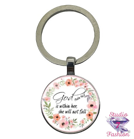 Strength and Grace Keychain