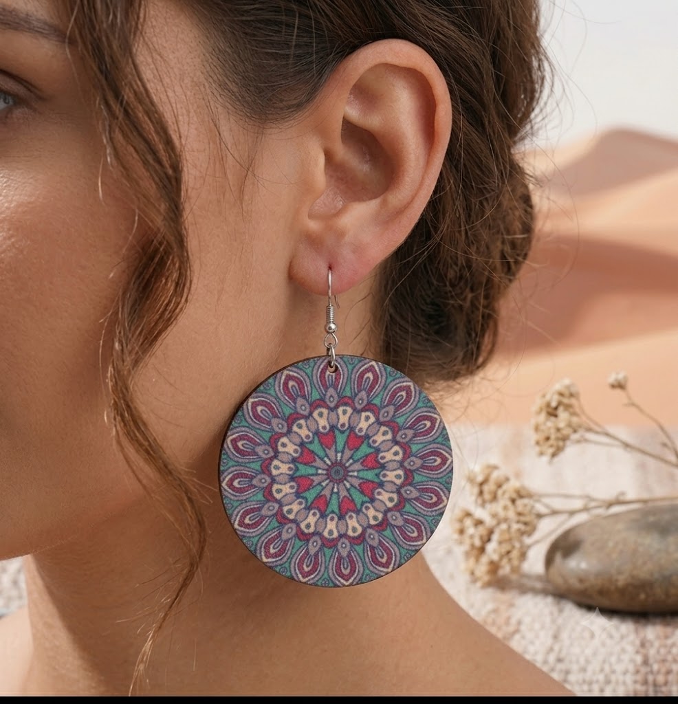 Bohemian Kaleidoscope Earrings