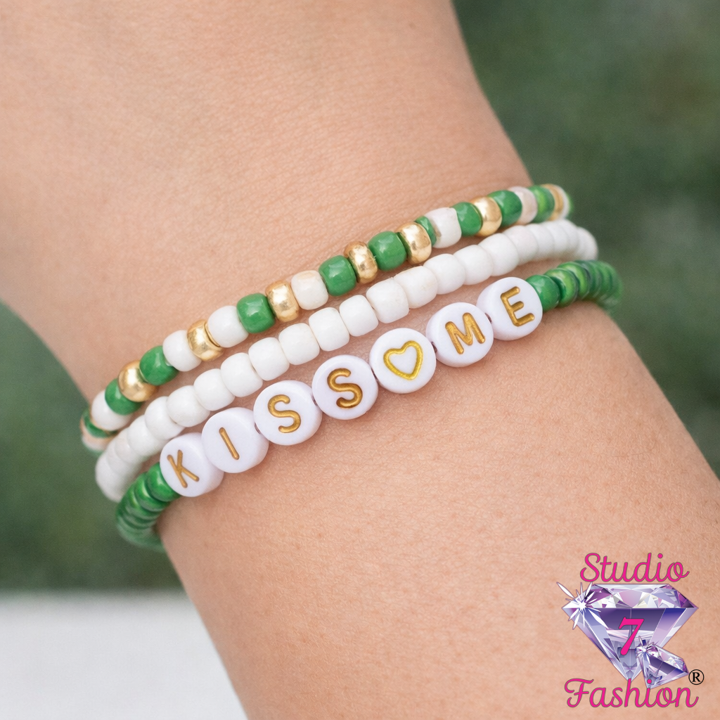 Kiss Me Beaded Bracelets