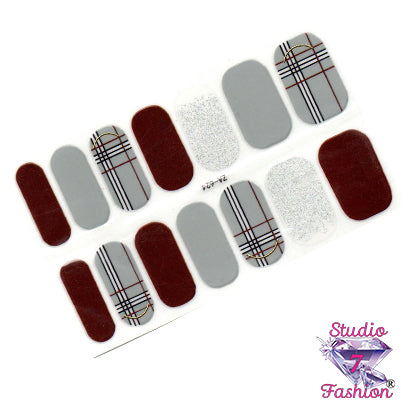 Urban Plaid Chic Nail Wraps