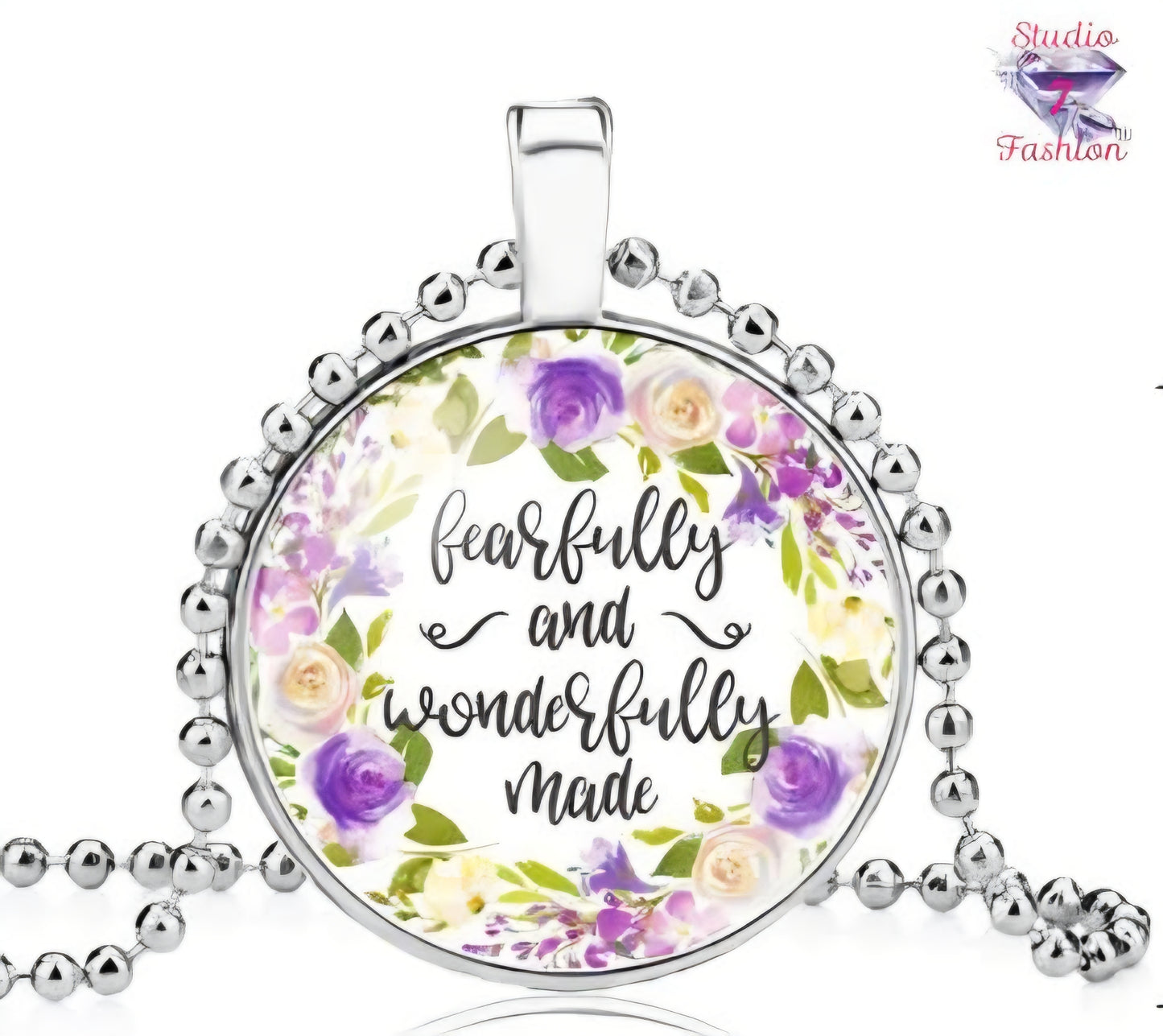 Fearfully & Wonderfully Made Floral Necklace
