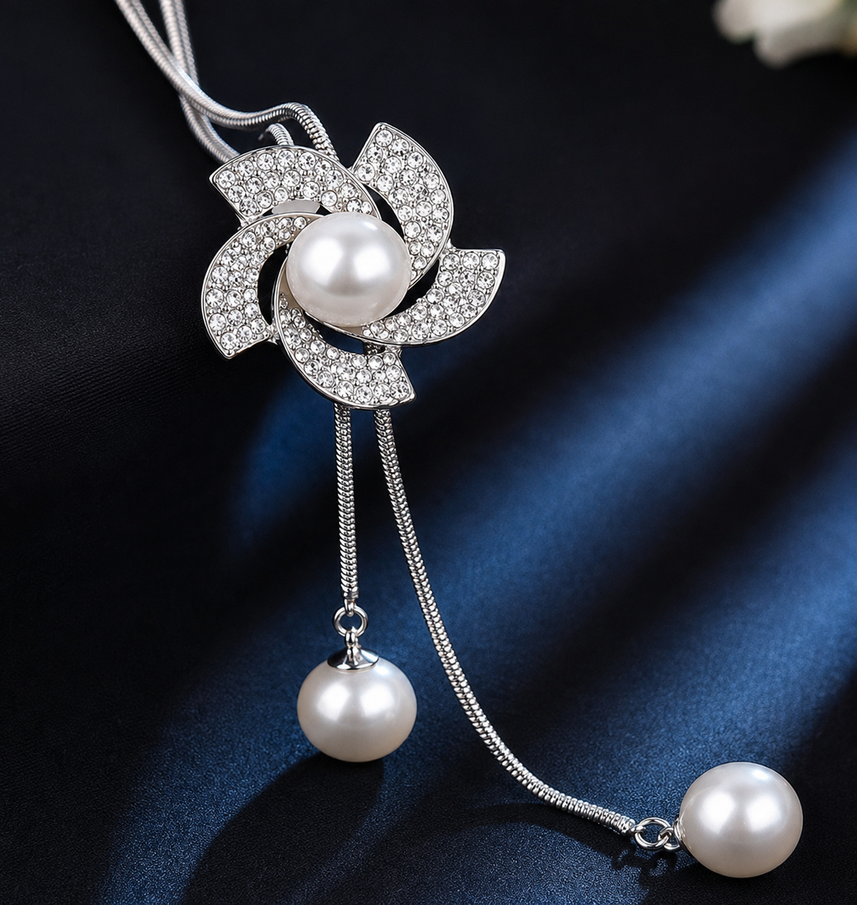 Pearl Blossom Necklace