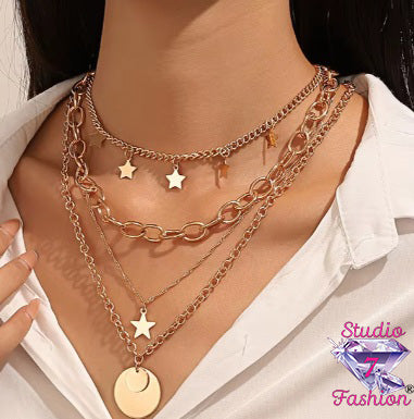 Twinkle Star Layered Necklace