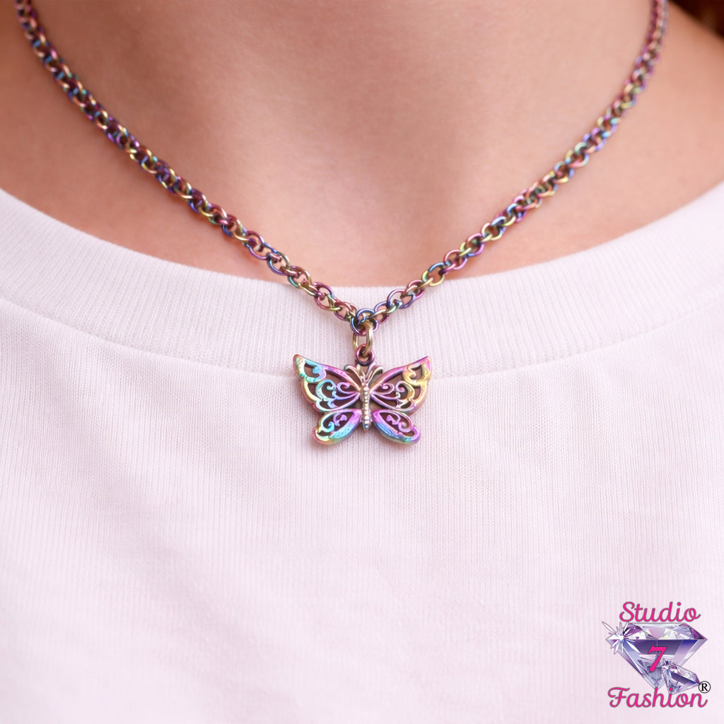 Aurora Flutter Necklace