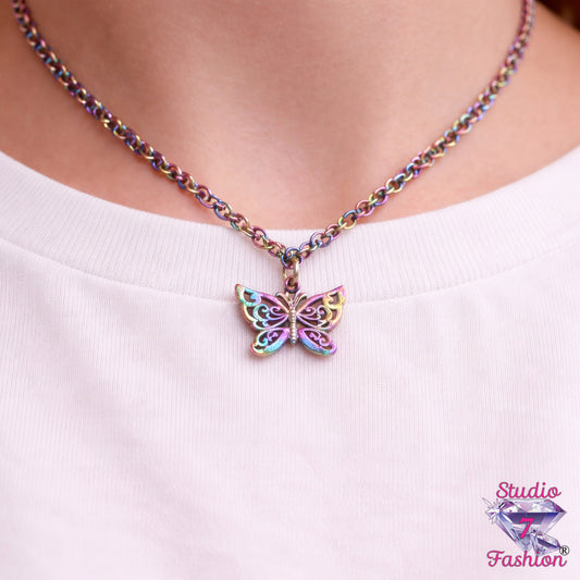 Aurora Flutter Necklace