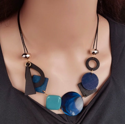 Midnight Mosaic Statement Necklace