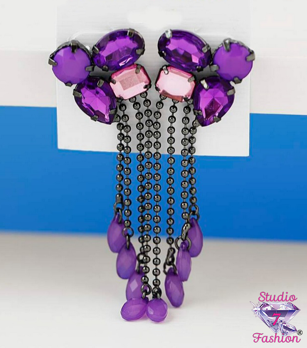 Amethyst Cascade Earrings