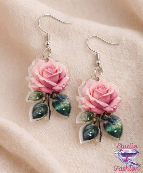 Enchanted Rose Earrings