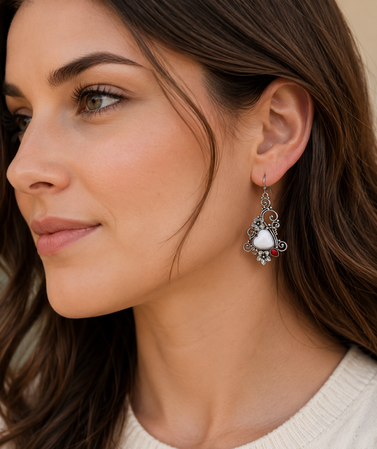 Heart In Bloom Earrings