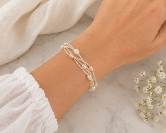 Classic Charm Pearl Bracelet