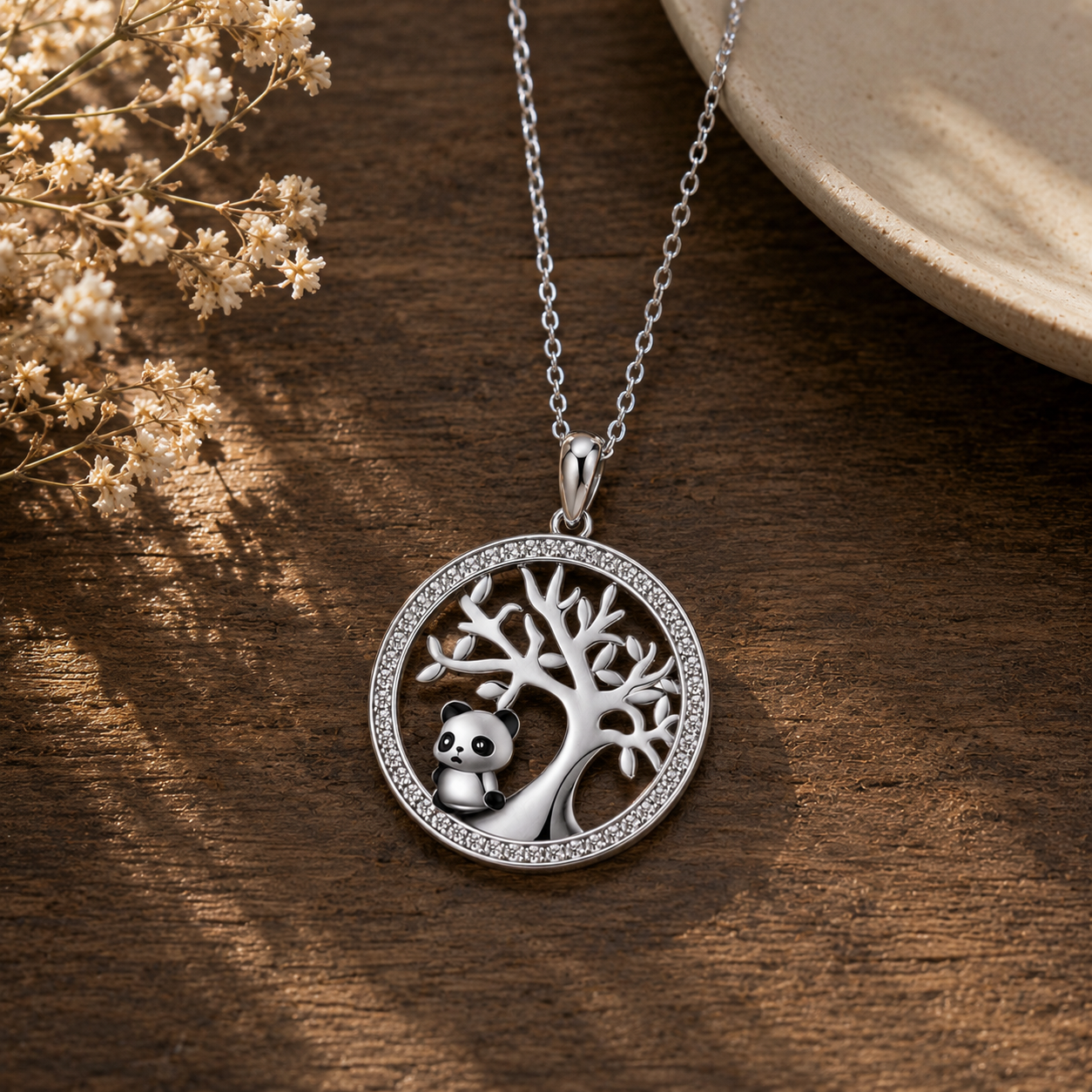 Panda's Peace Necklace