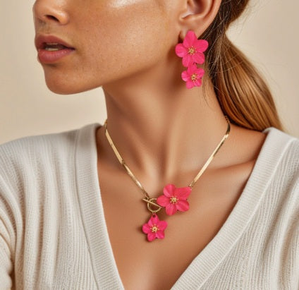 Blooming Blossom Jewelry Set