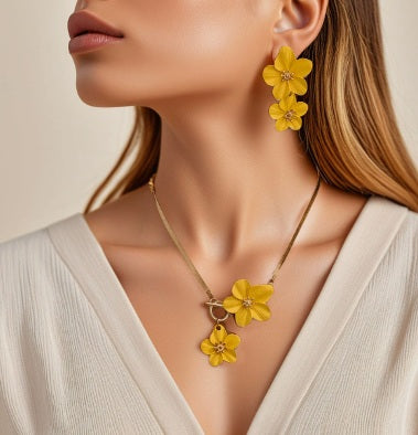 Blooming Blossom Jewelry Set