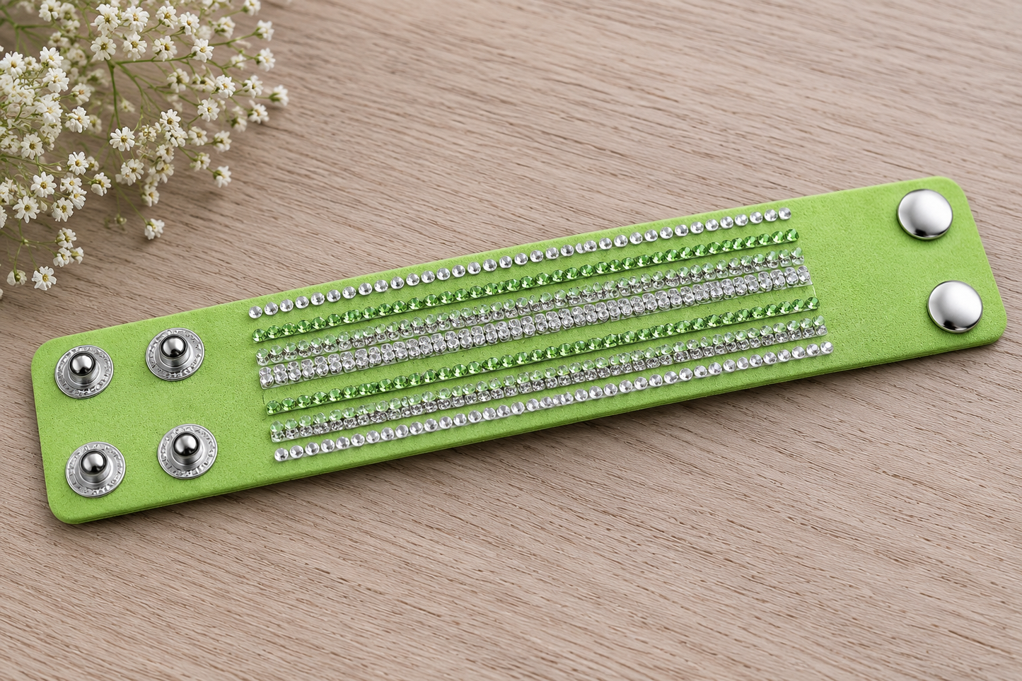 Sparkle and Shine Snap Cuff Bracelet