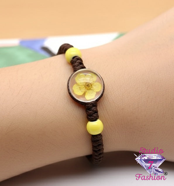 Yellow Blossom Memory Bracelet