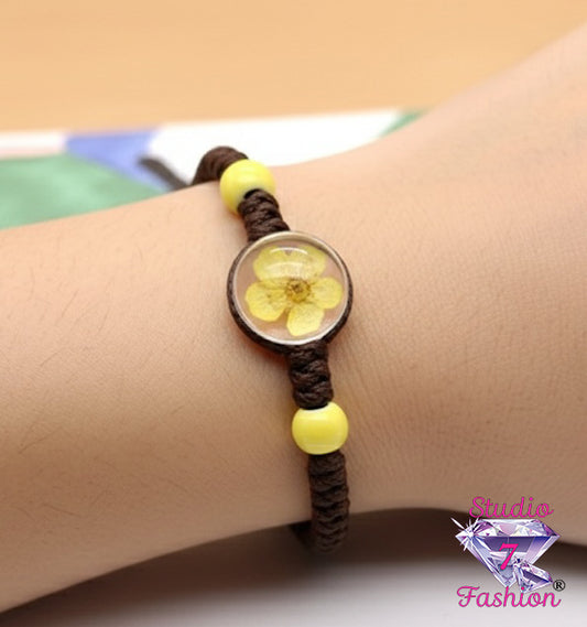 Yellow Blossom Memory Bracelet