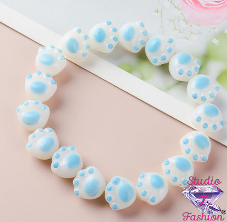 Pawfect Charming Blue Paws Bracelet