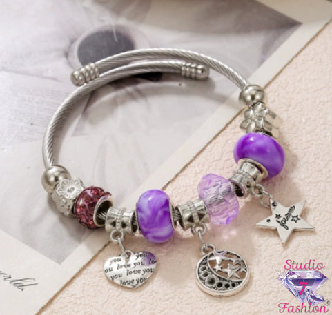 Celestial Forever Bangle Bracelet