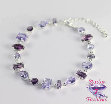 Amethyst Mosaic Bracelet