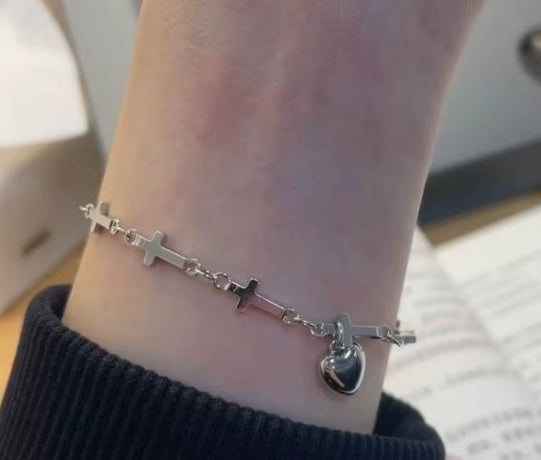 Faith & Love Charm Bracelet