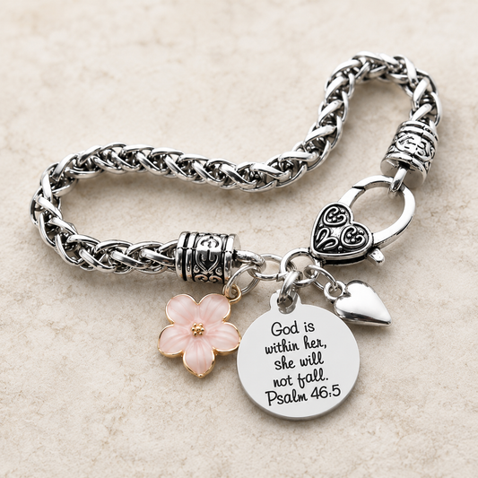 Faith Will Not Fail Charm Bracelet