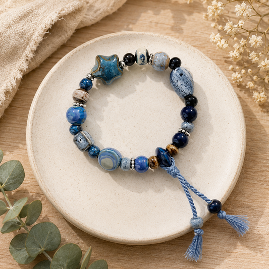 Ocean Breeze Beaded Bracelet