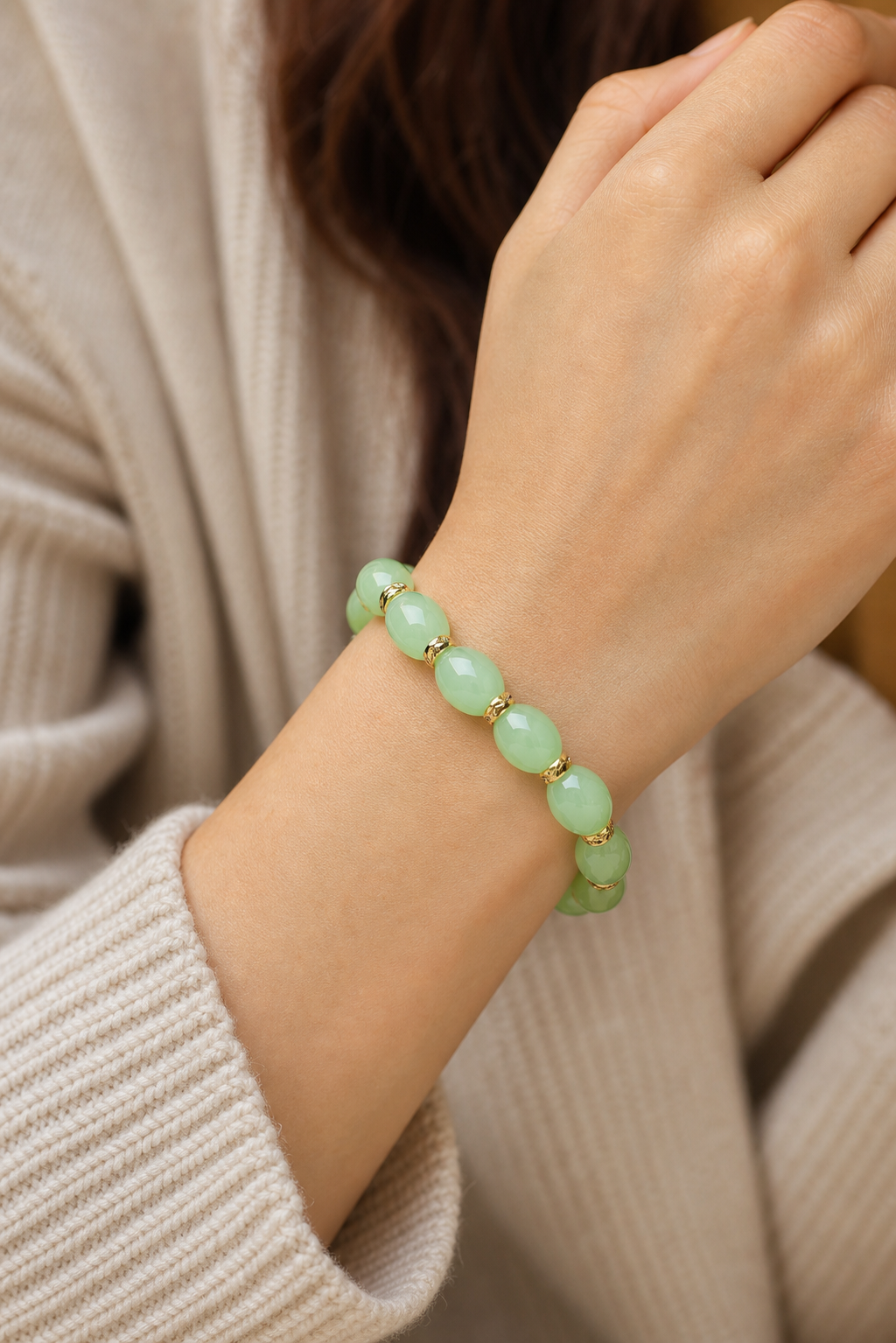 Green Beaded Bracelet | Studio7Fashion,Studio7Fashion