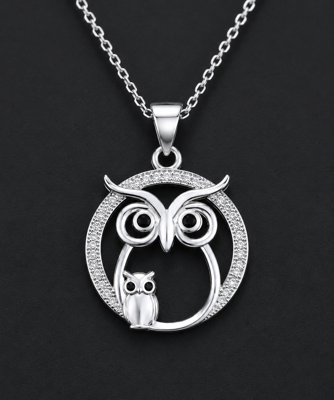 Wise Guardian Owl Necklace