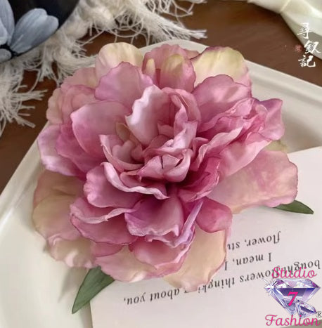 Vintage Bloom Hair clip Pink